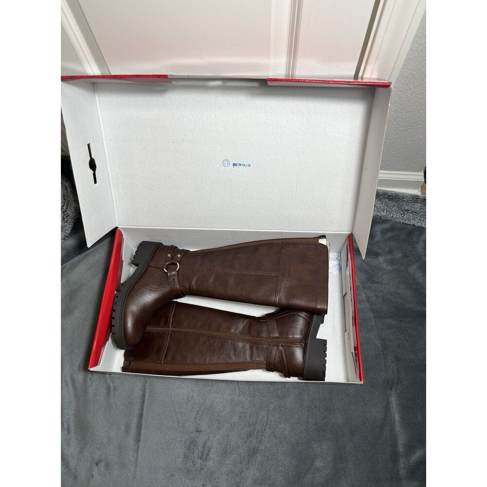Women’s Guess Dark Brown 200 Knee High Boots Size 6 M - Picture 10 of 13